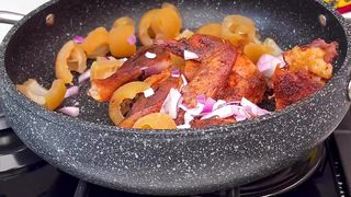 Special African intercontinental dish.