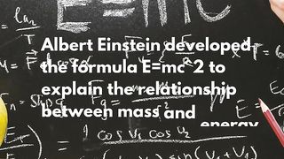 Why e=mc2