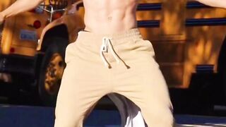 Handsome boy dance