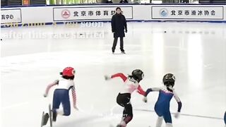 Child never give up the game:)