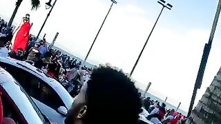 فرحه عامرة بفوز المغرب