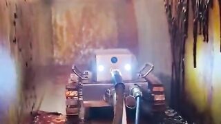Sending in the Robots to clean those hard to reach places Works