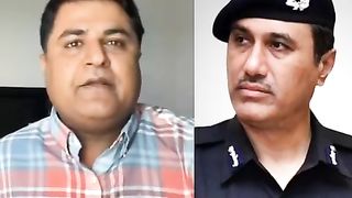 IG sindh  ghulam Nabi Memon and journalist imtiaz Chandio