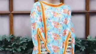 Designing kurti designing short frock designing