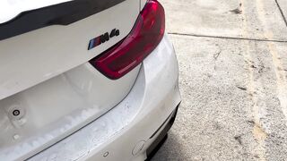 Dirty BMW F82 M4 First Foam Wash - Exterior Auto Detailing (Satisfying ASMR)