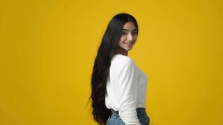 Woman, Hair, Long Hair, Waving