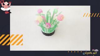 Crafty Creations: Making Cute Flowers from Used Straws