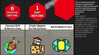 Timeline: What If Earth Split In Half ?