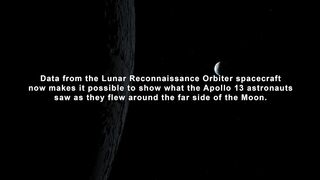 Apollo 13 Views Moon 4K