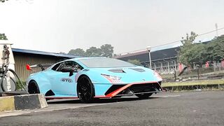 Chase the light with the Lamborghini Huracan STO