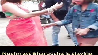 Nushrratt Bharuccha is slaying the saree look #shorts #nushrrattbharuccha #bollywood #short #trending #viral #shortvideo