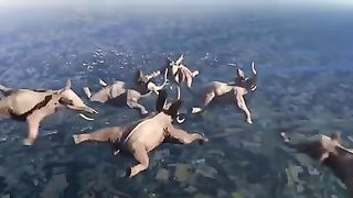 flying elephant