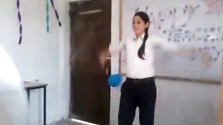 School Girl Dancing
