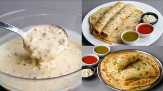 I combined Egg & Flour, Make this Delicious Liquid Dough Egg Paratha No Knead, No Dough Paratha