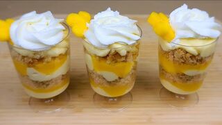 Mango Dessert Cups No Bake Mango Dessert