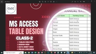 MS Access Table -Live Class-2