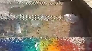 Bottle Rolling Down Stairs ASMR 3