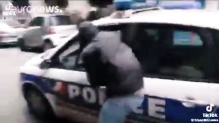 Francia policia Fuego