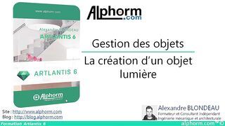 La création d'un objet lumière