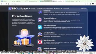 btcadspace - how to earn free BTC bitcoin satoshi online, payment proof, withdraw to micro wallet