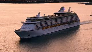 the ship docks in the afternoon