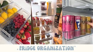 fridge organization and restocking  | tiktok compilation