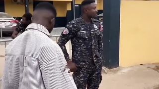 Je ne veux pas d'agent de la paix c'est une farce #prank #shorts.