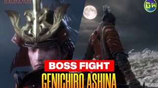 Sekiro Shadows Die Twice - Beating the first boss Genichiro Ashina