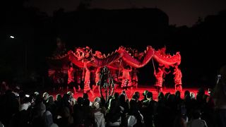 Indonesian Kecak dance performance