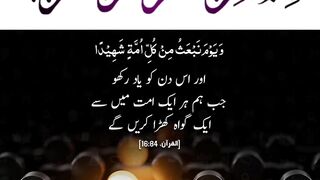 Quran , Al Quran Surah 16 Ayat 84 #viral #shorts #quran #youtubeshorts