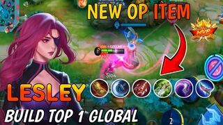 Build top 1 Global Lesley Mobile legends