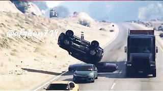 Imposible car racing video game shorts