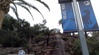 Raptor Encounter with Blue and Baby Tango in Jurassic World at Universal Studios Hollywood