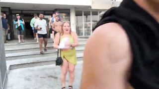 Bushman prank scaring people best video craziest reaction public