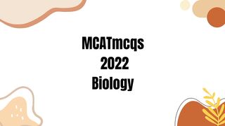 MCAT mcqs 2022#past pprs