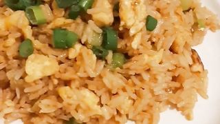 Egg Fried Rice hoisin chilli sauce