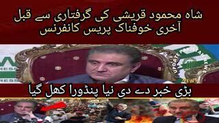 Shah Mehmood Qureshi's last terrible press conference before his arrest.. big news, new Pandora opened