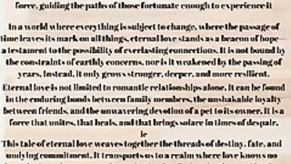 THE MOST BEAUTUFIL LOVE POEM