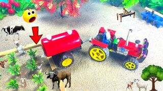 diy mini tractor science project | diy mini farm diorama | diy tractor