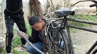 Filling air to cycle