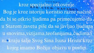 Šta nam  Biblija  ,,otkriva“ o Bogu 5