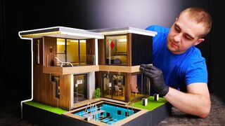 DIY MINIATURE HOUSE FROM LITTLE BRICKS AND CEMENT by 5-Minute Crafts