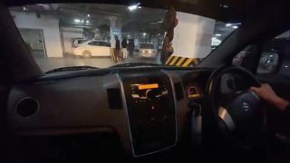 Wagon R drifting in mall parking !!!