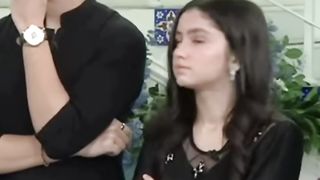 Aina Asif & Samar Abbas Cute Scene Viral Video During Shooting