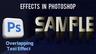 Overlapping Text Shadow Effects in Photoshop