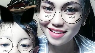 Ajojing with son