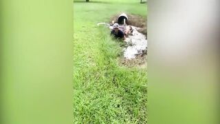 Try not to laugh - funniest fail moments of big kids