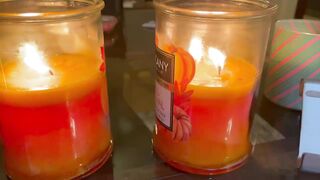November 1 candles lit