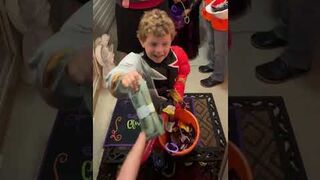 Giving Iphones Instead Of Candy on Halloween