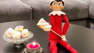 9-year-old me vs. elf on the shelf